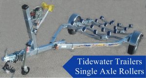 Single axle roller Tidewater Trailer